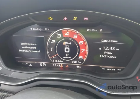 2018 Audi S4 3.0T Premium Plus from USA, damaged, VIN WAUB4AF49JA003307